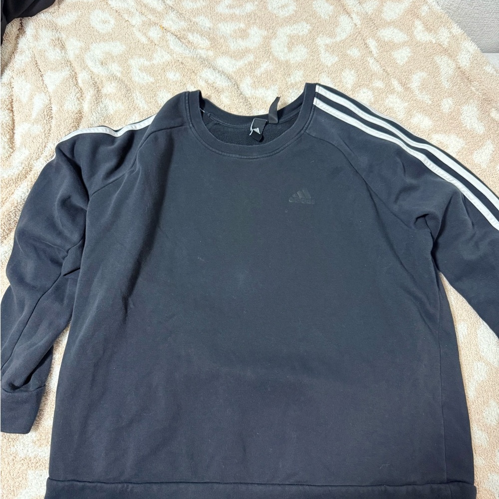 Vintage Adidas Women’s black Sweatshirt